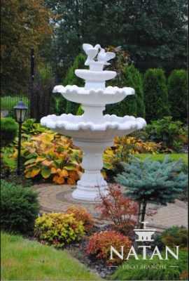 Fountain Garden Pond Fountain 175cm Stone Fountain Garden Fountain New