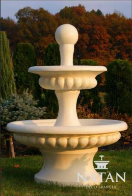 Fountain Garden Pond Well 163cm Stone Fountain Garden Fountain Fountain New