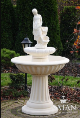 Decorative Fountain Water Fountain 162cm Sculpture Fountain Decor Garden Pond New