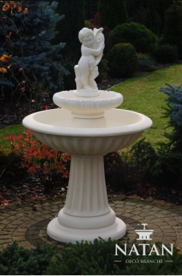Decorative fountain, spring fountain 140cm sculpture fountain, garden decoration, fountain pond, new.