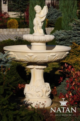 Fountain Garden Pond Well 160cm Stone Fountain Garden Fountain Fountain New