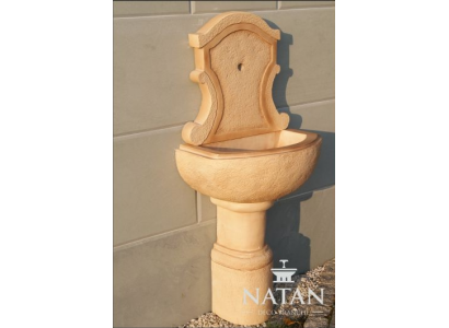 Wall fountain, washbasin, garden sink, garden basin, stone basin AVILLA