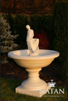 Fountain Garden Pond Fountain 136cm Stone Fountain Garden Fountain New