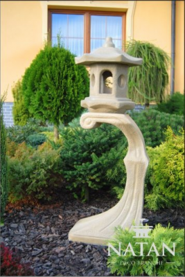 Lamp Outdoor Light Garden Terrace Stone Sculpture Figure Lamp Lighting New