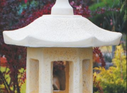 Outdoor light lamp terrace stone sculpture light illumination lantern garden