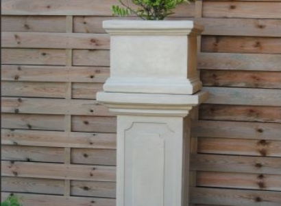 Flower basket flower box flower vessel decoration statue figures garden terrace