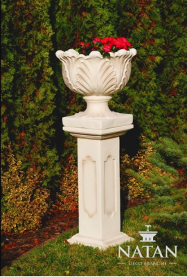 Vessel Garden Flower Basket Flowers Terrace Decoration Statue Figures Flower Box