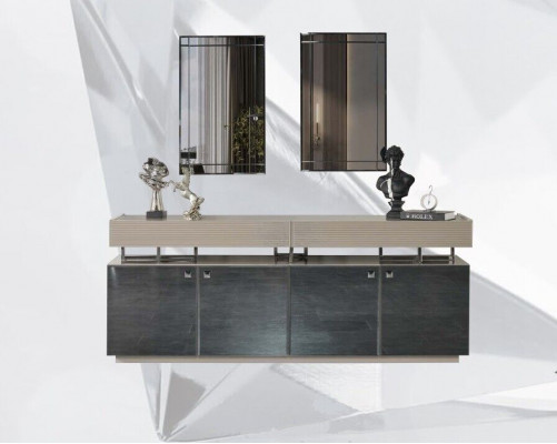 Dining set dining room group dining corner dining table chairs 10-piece wood gray