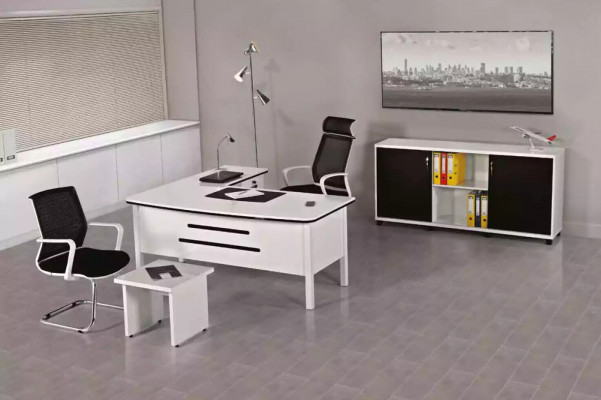 Luxury Office Set Study Room Furniture Corner Desks Office Furniture Wood