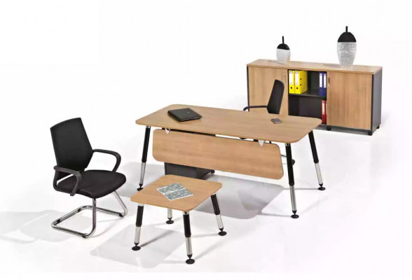 Office Set Luxury Office Furniture Desk Office Cabinet Complete Set 3 Pieces