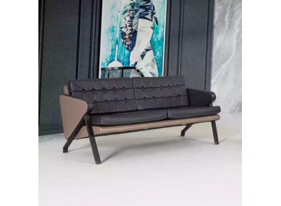 Two-seater luxury furniture office furniture modern upholstered sofa