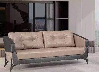 Three-seater sofa luxury furniture study room upholstery fabric office furniture