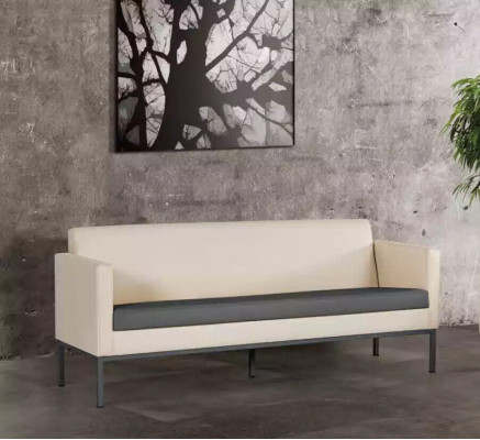Office furniture sofa couch 3-seater study upholstered sofa fabric furniture