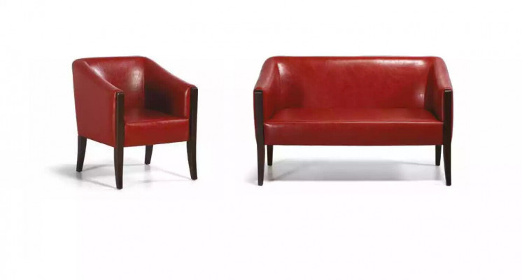 2-seater sofa study room style modern textile furniture office furniture luxury couch