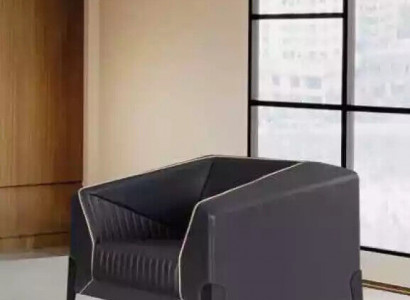 Designer office armchair textile furniture fabric study room furnishing upholstered armchair