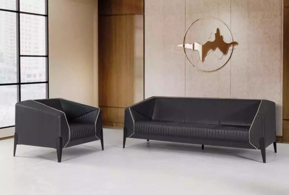 Designer office armchair textile furniture fabric study room furnishing upholstered armchair