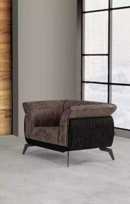 Armchair Designer Upholstery Fabric Study Room Textile Furniture Luxury Seat New