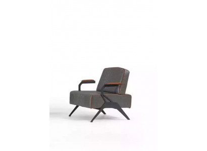 Luxury fabric armchair study seat office furnishing textile furniture new