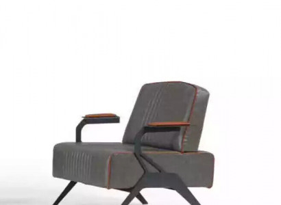 Luxury fabric armchair study seat office furnishing textile furniture new