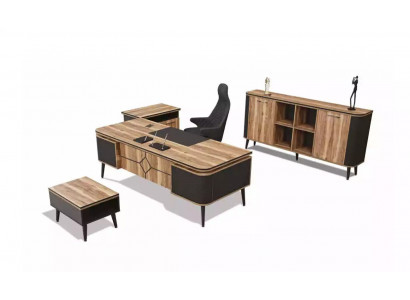 Office cabinet brown workspace office furniture cabinet shelf designer
