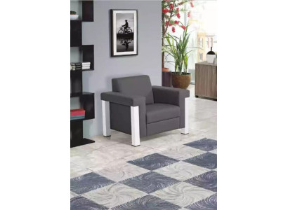 Gray armchair office furniture study upholstered chair modern seating furniture