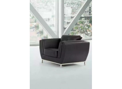 Black armchair study room office furniture luxury upholstery fabric new