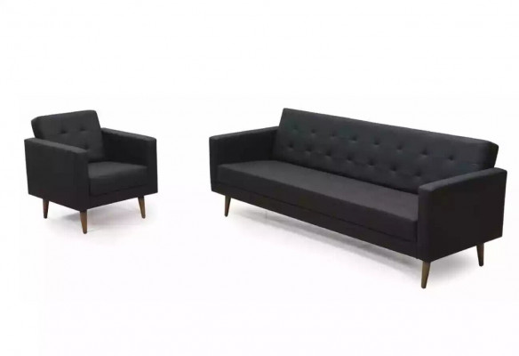 Office chair style modern textile furniture black armchair upholstery fabric new