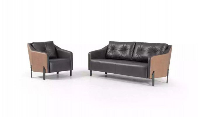 Armchair study room seat modern design office upholstered armchair textile furniture