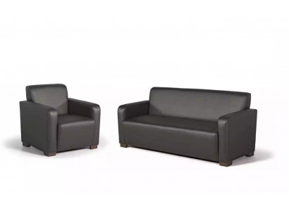 Black chair office furniture modern designer seat textile study