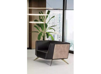 Luxury black armchair study seat modern designer office furniture