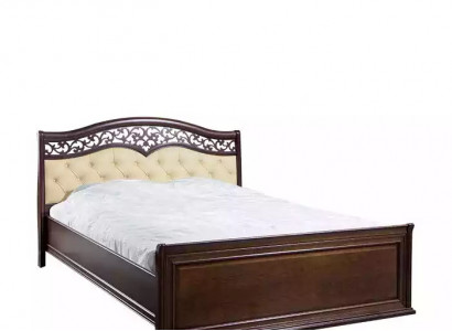 Luxurious bedroom bed design, padded double hotel bed.