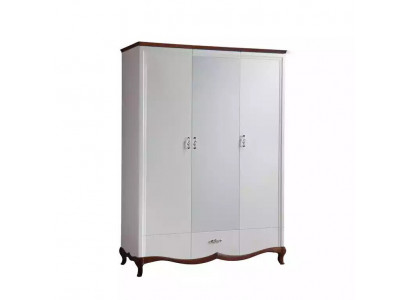 Bedroom wardrobe solid wood closets coat racks furniture