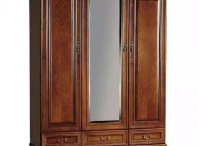 Wardrobe Bedroom Wood Cabinet Antique Style Baroque Cabinets