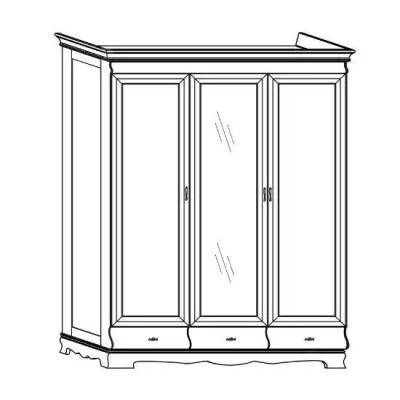 Wardrobe shelves cabinet with mirror shelf coat rack storage