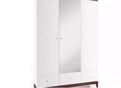Designer high-gloss wardrobe cabinets bedroom furniture wood luxury white