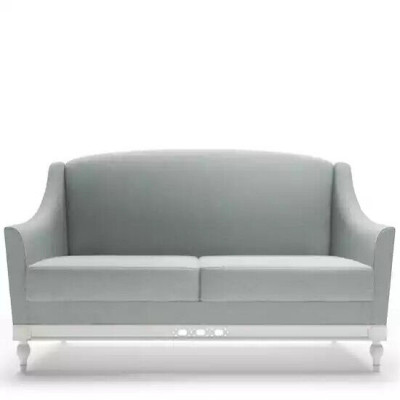 Sofa 2-seater sofas design luxury textile wood upholstery two-seater couches