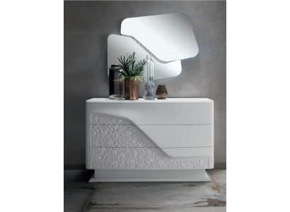 Modern luxury set 2-piece dresser mirror dressers wood console sideboard furniture