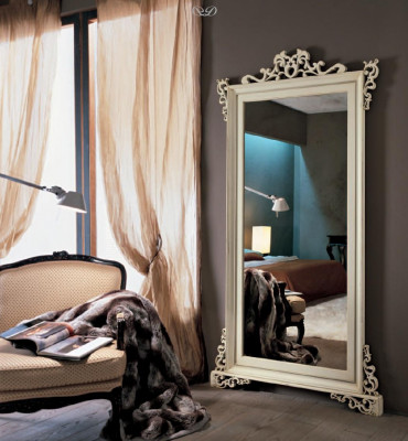 Classic Designer Mirror Italian Furniture Wall Mirror Wood - Model #255