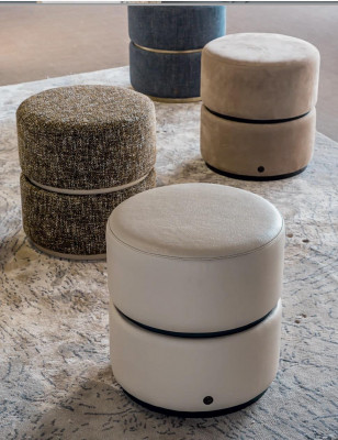 Stool Footstool Living Room Furniture Set Upholstered Design Bizzotto Italian Furniture