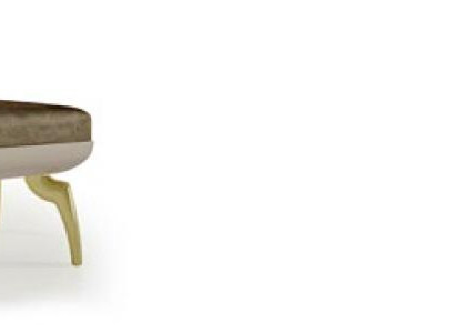 Designer stool, modern stool, footstool, side stool, chaise lounge, upholstery, new.