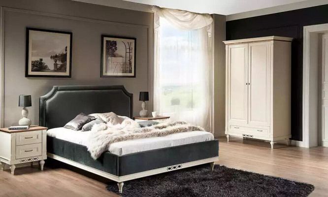 Bed hotel double bed royal luxury beds in the bedroom