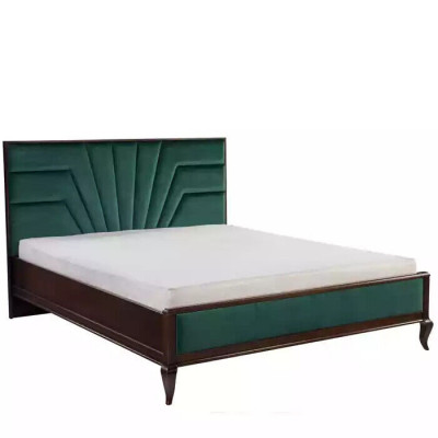 Bed luxury double hotel beds bedroom design wood furniture