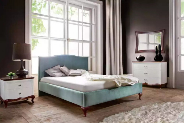 Bed Cushion Design Luxury Double Hotel Beds Wood Double Beds Classic Style
