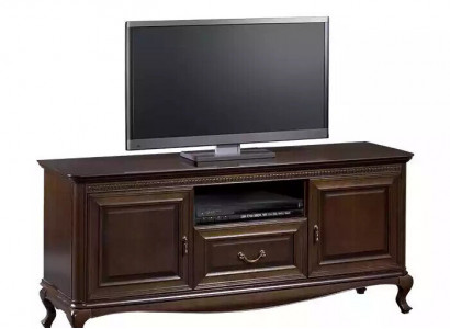 TV stand solid wood television stand brown cabinet furniture