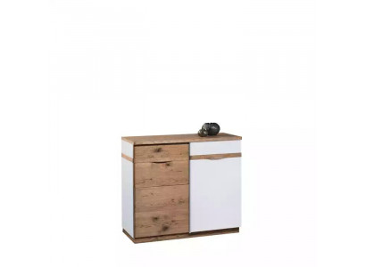 Dresser with 3 drawers, white sideboard, modern wooden sideboard