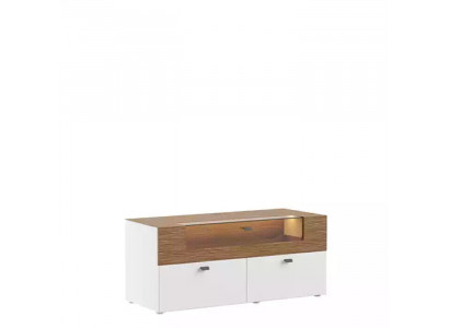 Wall unit TV stand white RTV sideboard display cabinet wood modern living room