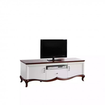 rtv lowboard tv stand sideboard wood luxury white living room cabinet