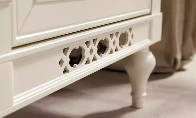Nightstand royal bedroom night console table side designer furniture new