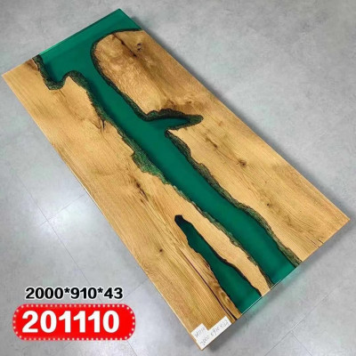 Table dining table tables resin epoxy solid design furniture 200x91 real wood epoxy