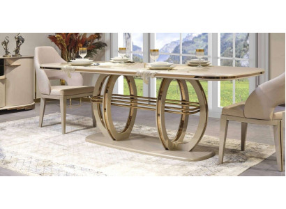 Dining table dining room table dining nook dining room furniture table wood gold beige